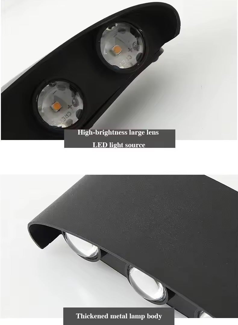 Firasa Modern RGB LED Wall Light 1500lm IP65 Waterproof Color Changing Wall Lamp for Outdoor Garden Party  Indoor Mood Lighting - Image 3